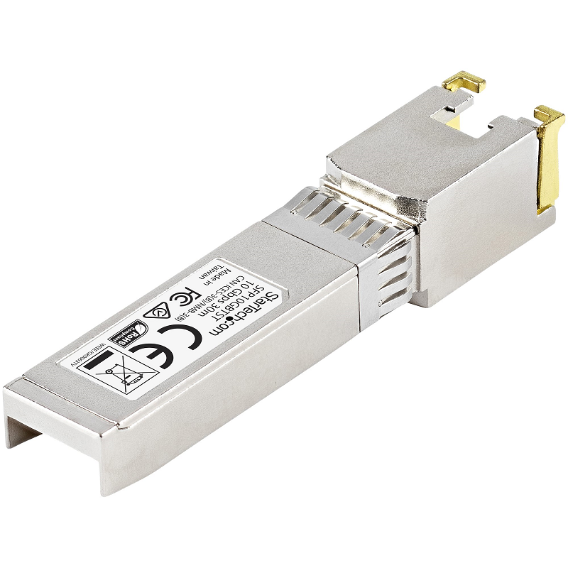 StarTech SFP10GBTST 10GbE SFP to RJ45 Cat6/Cat5e Transceiver